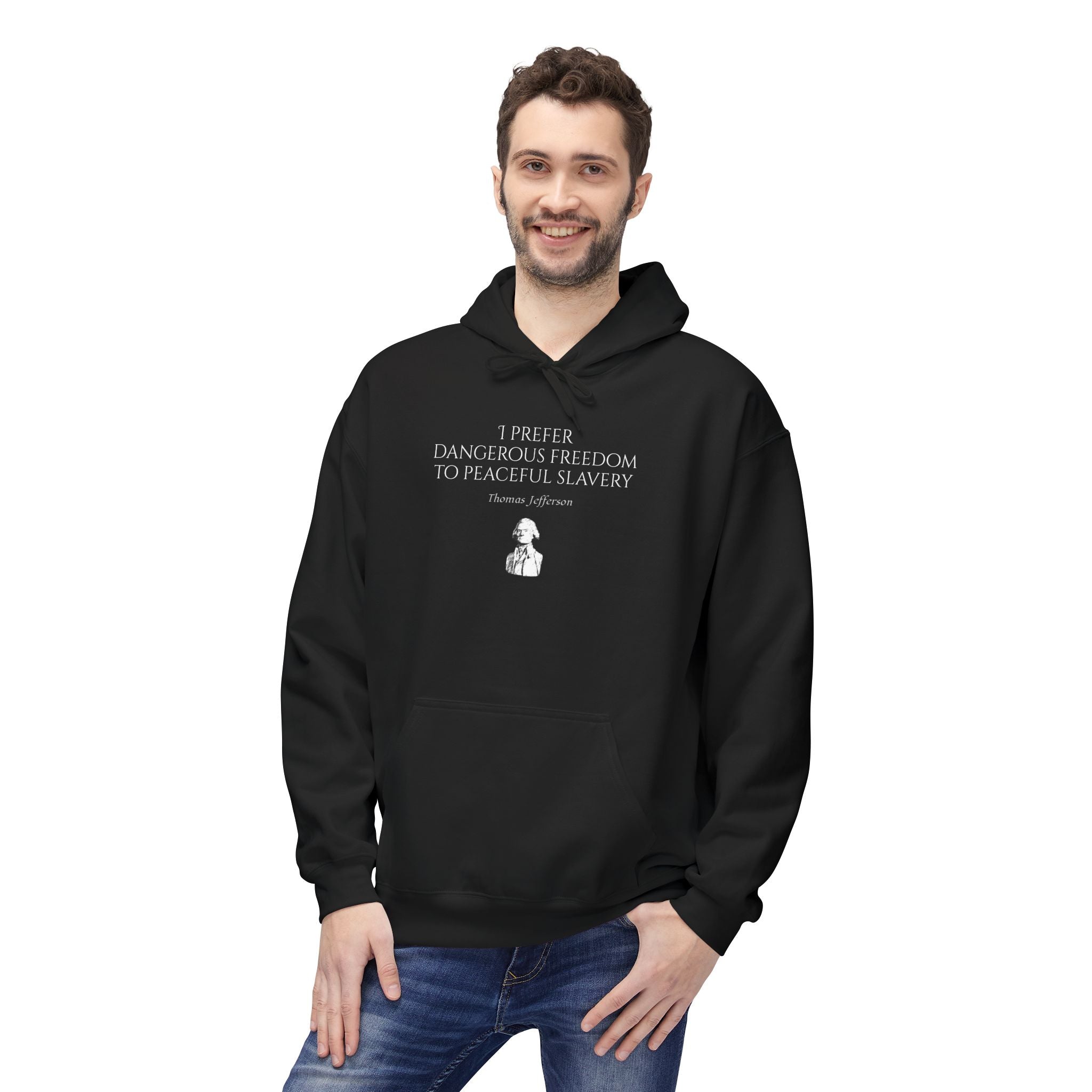 "I Prefer Dangerous Freedom…" Midweight Hoodie