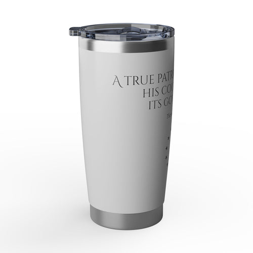 20oz Tumbler – Insulated Stainless Travel Cup with Thomas Jefferson Script