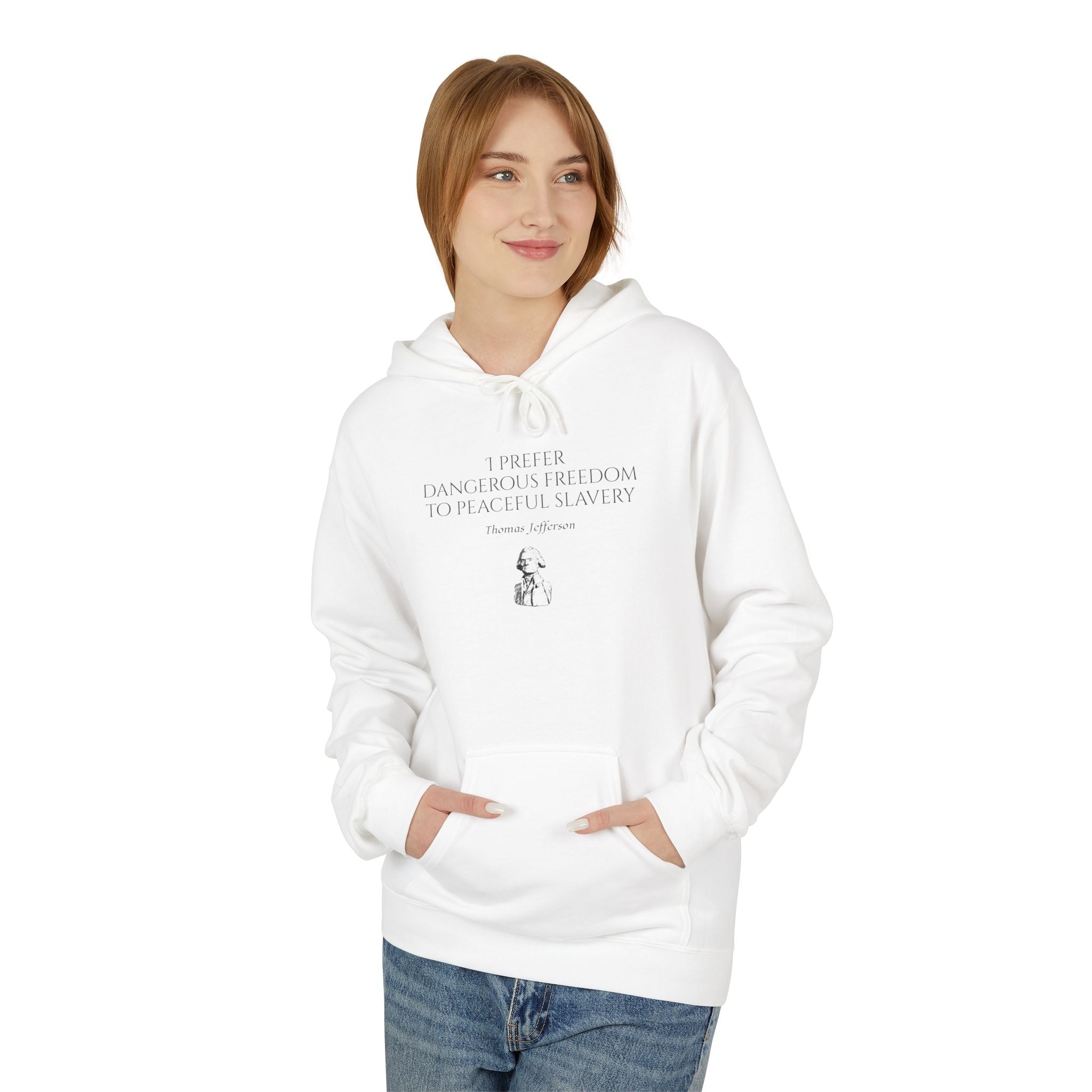 "I Prefer Dangerous Freedom…" Midweight Hoodie